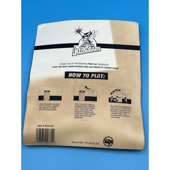 Pogs Pyrocaps Starter Pack Sealed Milk Caps Kaps - Picture 2 of 2